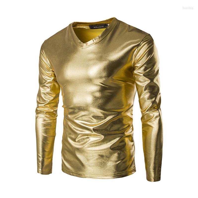 Bras Sets Men Faux Leather T-shirt Plus Size M-5XL Shiny Casual Style Slim Solid Color Long Sleeve V-neck Undershirt Top Fall Spring 2022, Black
Bras Sets Men Faux Leather T-shirt Plus Size M-5XL Shiny Casual Style Slim Solid Color Long Sleeve V-neck Undershirt Top Fall Spring 2022, Black