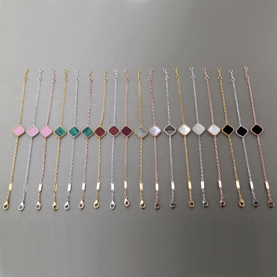 Clovers Bracelet Bracelets Luxe Gold Chain Clover Bangle Links Braclets Woman Armband Bangles Chains Braclet Pulsera Bracciale Bracciali Braccialetto Pulseras
Clovers Bracelet Bracelets Luxe Gold Chain Clover Bangle Links Braclets Woman Armband Bangles Chains Braclet Pulsera Bracciale Bracciali Braccialetto Pulseras