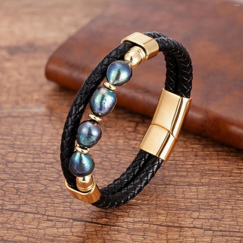 Charm Bracelets Stainless Steel Bracelet For Women 2022 Natural Freshwater Pearl Bead Men Genuine Leather Bangles Jewelry Gifts
Charm Bracelets Stainless Steel Bracelet For Women 2022 Natural Freshwater Pearl Bead Men Genuine Leather Bangles Jewelry Gifts