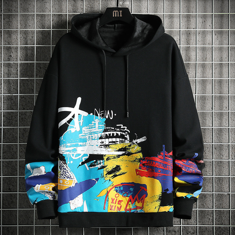 Mens Hoodies Sweatshirts Printed Hoodies Men Fashion Hip Hop Streetwear Sweatshirt Lightweight Casual Hoodies Japan Style Harajuku Clothes Men 220902