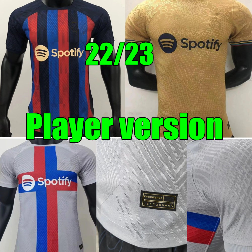 New 22 23 soccer jersey ANSU FATI Player version Camisetas de football home away 3rd MEMPHIS BARCElONA PEDRI BARCA 2022 2023 F. DE JONG DEST shirts sets third
New 22 23 soccer jersey ANSU FATI Player version Camisetas de football home away 3rd MEMPHIS BARCElONA PEDRI BARCA 2022 2023 F. DE JONG DEST shirts sets third