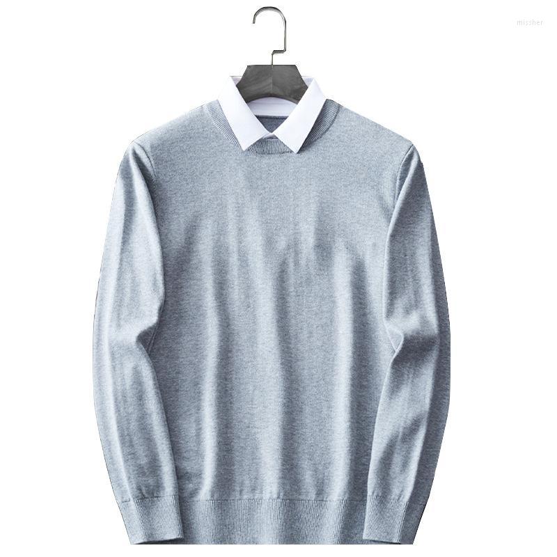 Men's Sweaters Men's Men Fake Two-piece Pullover Shirt Collar Sweater Oversized Knit Top Gray Black Faux Knitwear Knitted Long Sleeve, Gray-thick
Men's Sweaters Men's Men Fake Two-piece Pullover Shirt Collar Sweater Oversized Knit Top Gray Black Faux Knitwear Knitted Long Sleeve, Gray-thick