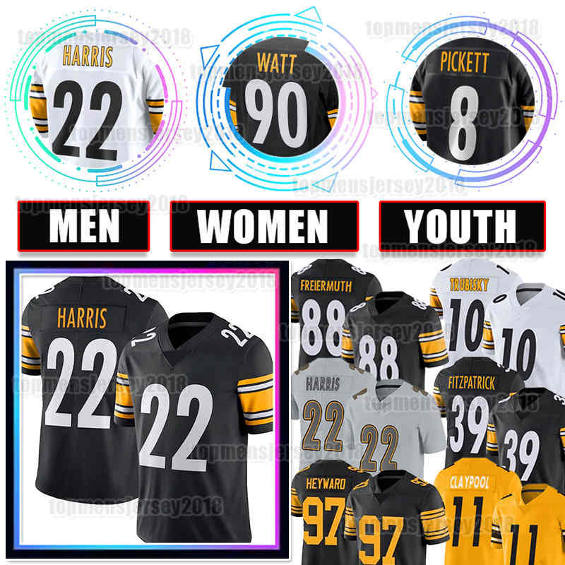 22 Najee Harris Football Jersey T.J. Watt Cameron Heyward Pat Freiermuth Chase Claypool 8 George Pickens Kenny Pickett Diontae Johnson Fitzpatrick Mitchell Trubisky, Men+patch {s-xxxl}
22 Najee Harris Football Jersey T.J. Watt Cameron Heyward Pat Freiermuth Chase Claypool 8 George Pickens Kenny Pickett Diontae Johnson Fitzpatrick Mitchell Trubisky, Men+patch {s-xxxl}