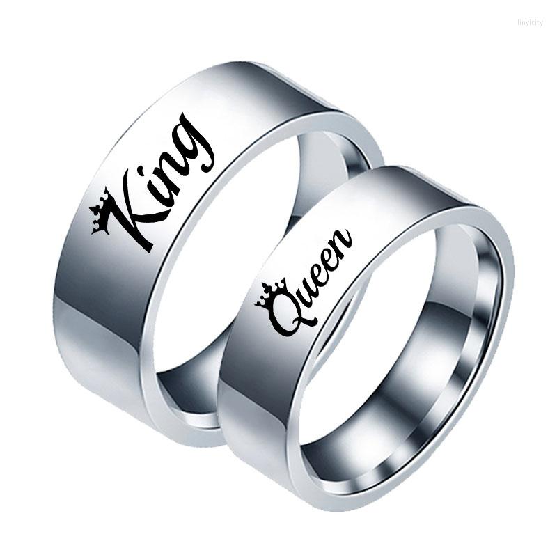 Wedding Rings 2022 Fashion Jewelry Couple Ring King Queen For Men And Women Stainless Steel Engagement Band Christmas Gift
Wedding Rings 2022 Fashion Jewelry Couple Ring King Queen For Men And Women Stainless Steel Engagement Band Christmas Gift