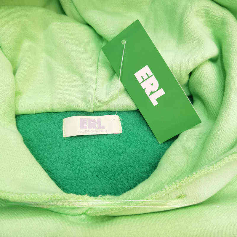 Men's Hoodies Sweatshirts Hoodie Sweatshirts Fleece Blue Green Patchwork Men Women Pullover Grandpa ERL Vintage Hoodie T220901