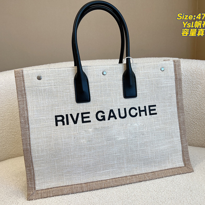 Straw Tote Bags Shopping Bag Canvas Handbag RIVE GAUCHE Shoulder Bag Weave Leather Handles Large Capacity Summer Travel Pocket Embroidered Letters Sticker Letter, #1;48*36cm
Straw Tote Bags Shopping Bag Canvas Handbag RIVE GAUCHE Shoulder Bag Weave Leather Handles Large Capacity Summer Travel Pocket Embroidered Letters Sticker Letter, #1;48*36cm
