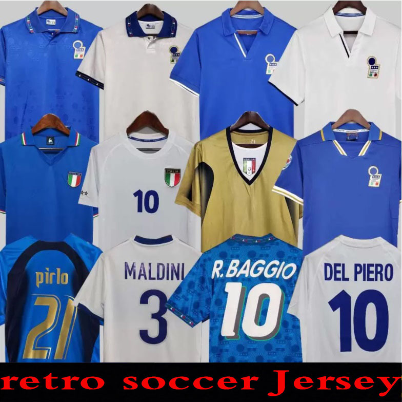 1982 ItalyS Retro soccer Jersey 1990 1996 1998 2000 HOME FOOTBALL 1994 Maldini Baggio Donadoni Schillaci Totti Del Piero 2006 Pirlo Inzaghi buffon away blue white
1982 ItalyS Retro soccer Jersey 1990 1996 1998 2000 HOME FOOTBALL 1994 Maldini Baggio Donadoni Schillaci Totti Del Piero 2006 Pirlo Inzaghi buffon away blue white