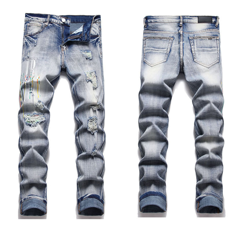 Mens Designer Jeans Womens Slim Pencil Pants Top Quality Skinny Close Fitting Blue Khaki Trousers 2022ss Distress Rip Hole Denim Wear for Motorcycle Biker
Mens Designer Jeans Womens Slim Pencil Pants Top Quality Skinny Close Fitting Blue Khaki Trousers 2022ss Distress Rip Hole Denim Wear for Motorcycle Biker