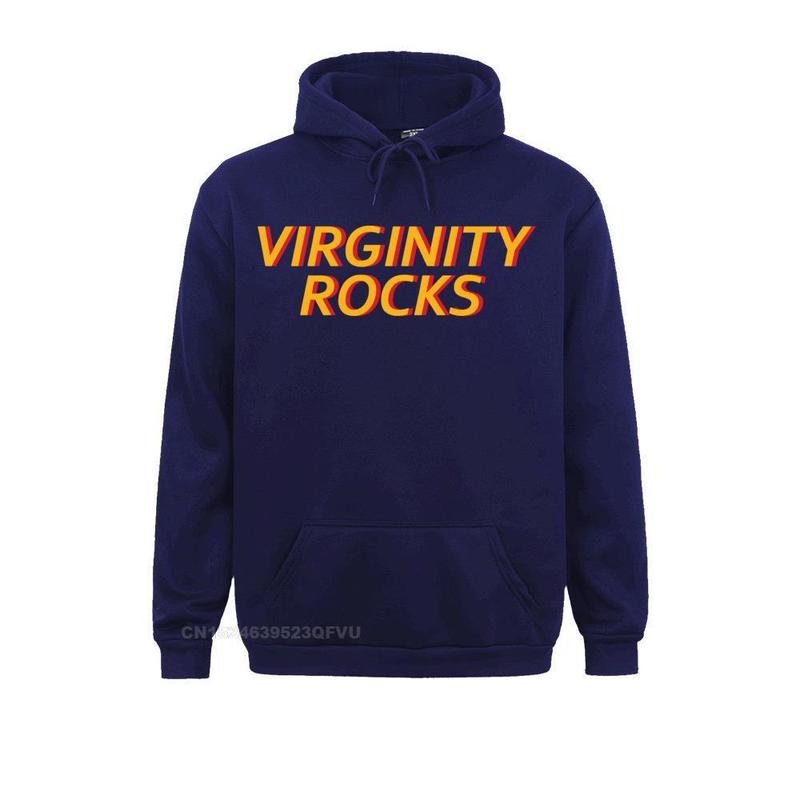 Mens Hoodies Sweatshirts Men Funny Top Women Fashion Hoodies Virginity Rocks Unisex Women Hoodie Cotton Hoodies Men Summer Fashion Hoodie UsEu Size 22