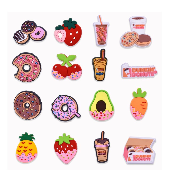 New croc charm 2D Soft pvc JIBZ Shoe parts charms accessories trend clog Shoe Buckles Decorations fit men Sandals kids favor wristlets gifts
New croc charm 2D Soft pvc JIBZ Shoe parts charms accessories trend clog Shoe Buckles Decorations fit men Sandals kids favor wristlets gifts