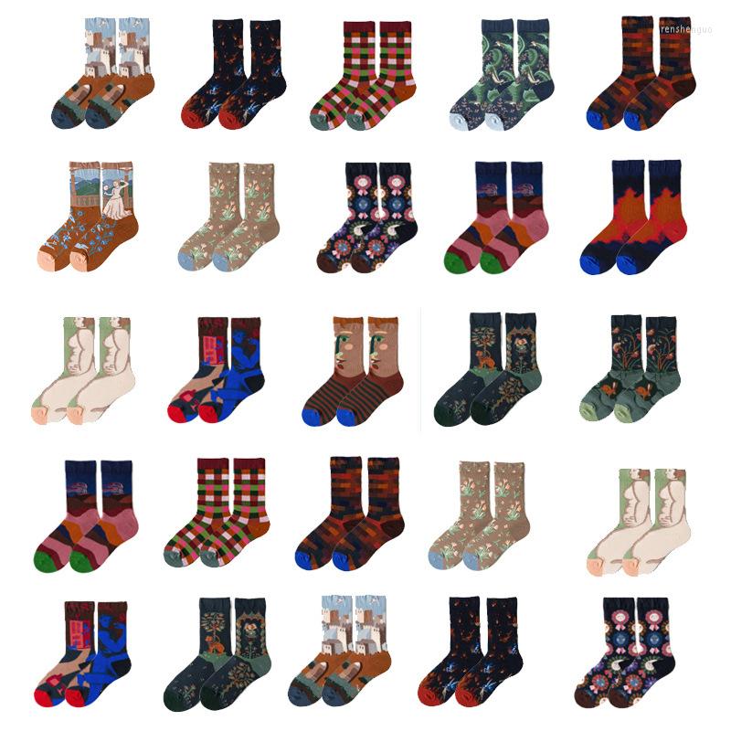 Women Socks 15 Style Creative Funny Crew Harajuku Cotton Woman Fashion Streetwear Skateboard Gothic Art Building Flowers Sock
Women Socks 15 Style Creative Funny Crew Harajuku Cotton Woman Fashion Streetwear Skateboard Gothic Art Building Flowers Sock