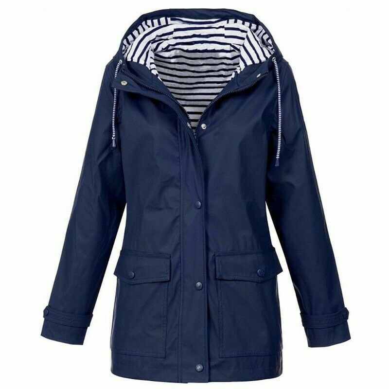 Women's Jackets Womens Waterproof Raincoat Ladies Outdoor Wind Rain Forest Jacket Coat Rainy 220902
