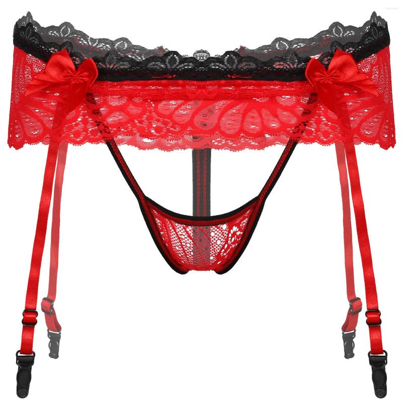 Women's Panties Mens Lingerie Sissy Underwear Bowknot Crotchless Hollow Out Lace Skirted T-Back Thongs With Garter Belt G-String Briefs, Pink
Women's Panties Mens Lingerie Sissy Underwear Bowknot Crotchless Hollow Out Lace Skirted T-Back Thongs With Garter Belt G-String Briefs, Pink