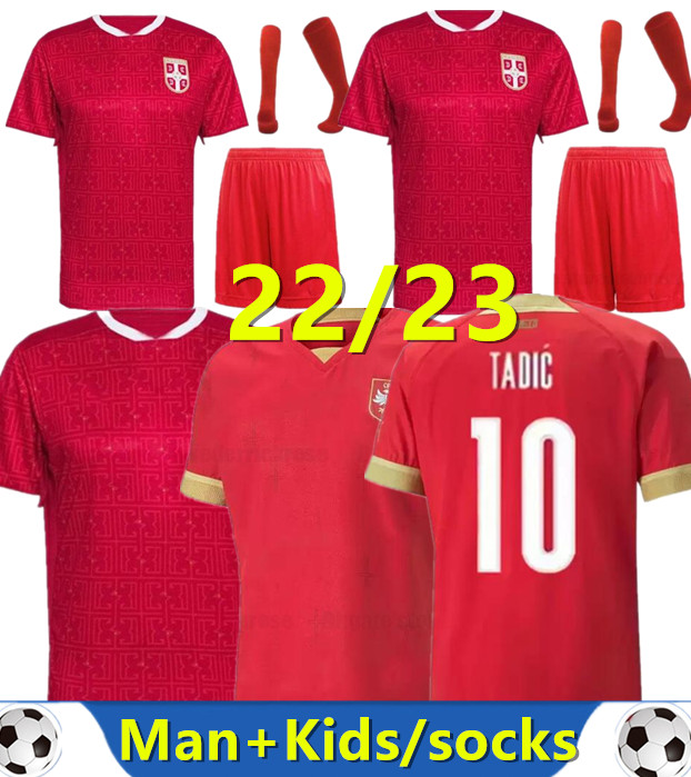 2022 Serbia National Team Mens Soccer Jerseys JOVIC KOLAROV VLAHOVIC SERGEJ MATIC LJAJIC Football Shirt Uniforms full set kids with low discount
2022 Serbia National Team Mens Soccer Jerseys JOVIC KOLAROV VLAHOVIC SERGEJ MATIC LJAJIC Football Shirt Uniforms full set kids with low discount