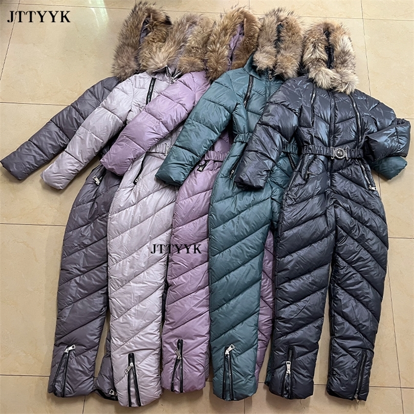 Womens Jumpsuits Rompers Snow One Piece For Women Jumpsuit Ski Clothes Winter Jackets Hooded Parka Bodysuit Outfit Female Jumpsuits Overalls Tracksuit