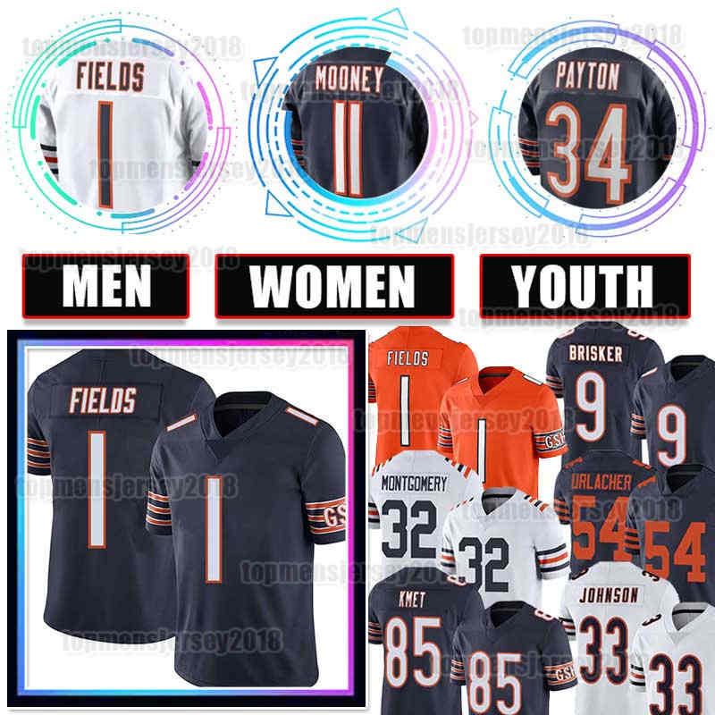 Justin Fields Football Jersey Jaquan Brisker Darnell Mooney David Montgomery Walter Payton Cole Kmet Byron Pringle Roquan Smith Jaylon Johnson Jack Sanborn Sayers, Women+patch
Justin Fields Football Jersey Jaquan Brisker Darnell Mooney David Montgomery Walter Payton Cole Kmet Byron Pringle Roquan Smith Jaylon Johnson Jack Sanborn Sayers, Women+patch
