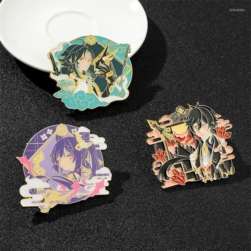 Brooches Online Games Yuanshen Impact Morax Keqing Xiao Brooch Role-Playing Accessories Fashion Backpack Gifts
Brooches Online Games Yuanshen Impact Morax Keqing Xiao Brooch Role-Playing Accessories Fashion Backpack Gifts