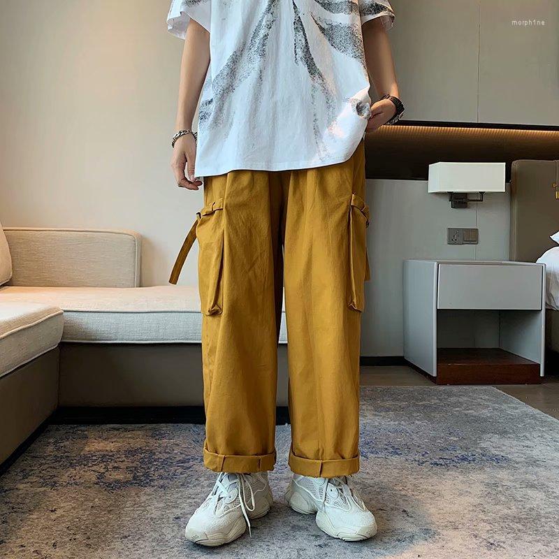 Men's Pants Men Cargo Wide Leg Japanese Harajuku Trendy Oversize Hip Hop Loose Trousers, Black
Men's Pants Men Cargo Wide Leg Japanese Harajuku Trendy Oversize Hip Hop Loose Trousers, Black