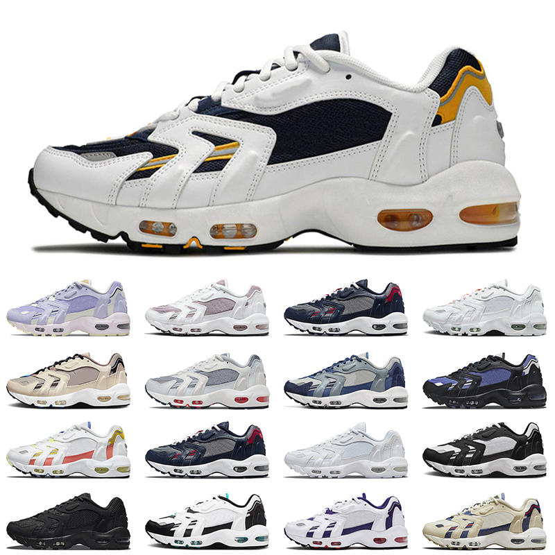 men women 96 running shoes 96s Goldenrod White Grape Ice Bred Midnight Navy Beach Blue Slate mens trainer