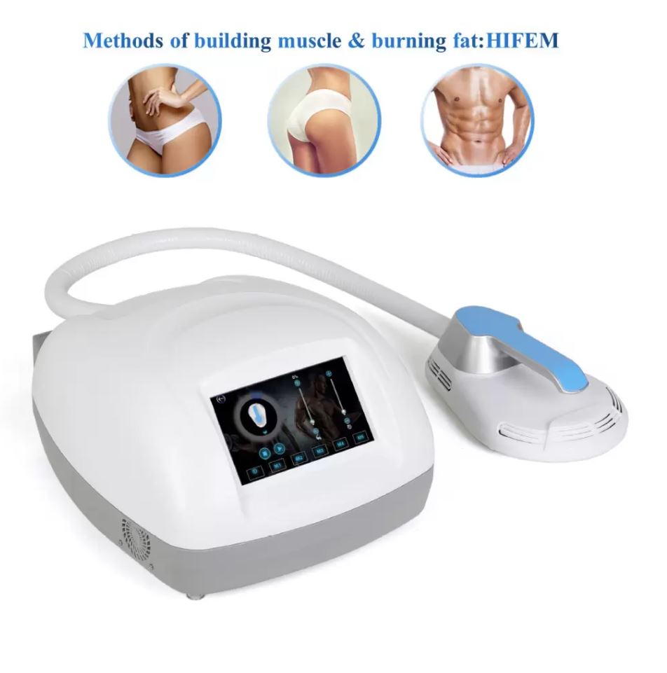 EMSlim Muscle sculpt slimming with RF machine Emslim neo HI-EMT TESLA body shaping sculpting build Muscles Stimulator weight loss beauty salon equipment
EMSlim Muscle sculpt slimming with RF machine Emslim neo HI-EMT TESLA body shaping sculpting build Muscles Stimulator weight loss beauty salon equipment