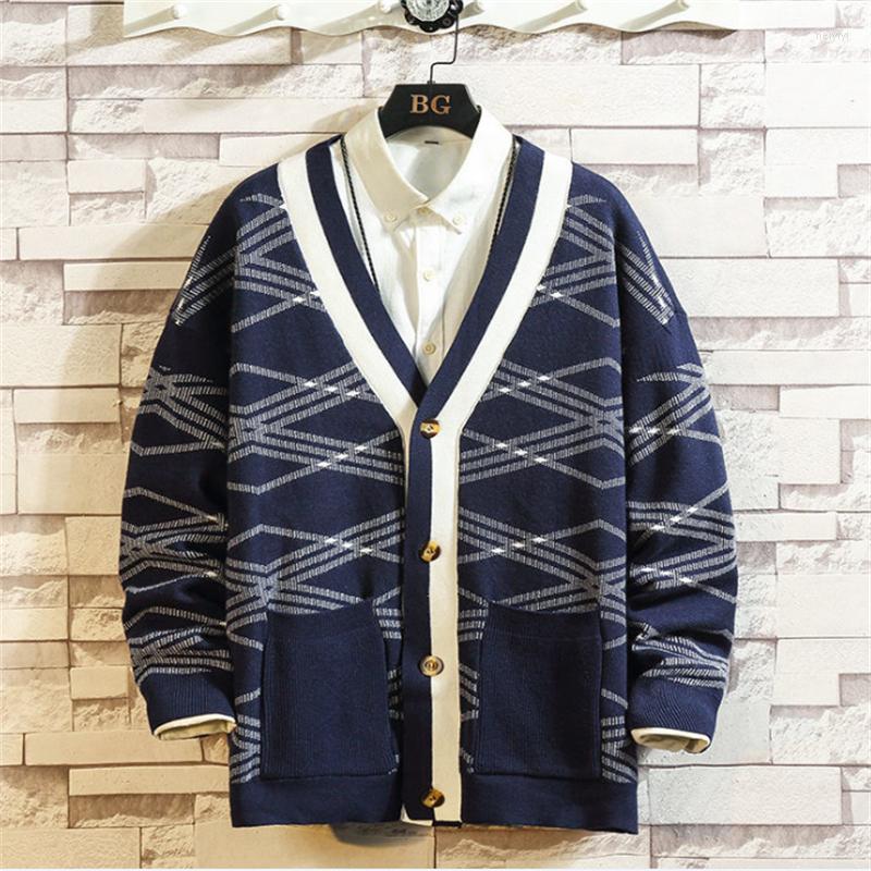 Men's Sweaters Men Sweatercoat Single-breasted Knitted Sweater Cardigan Autumn Fashion Wild V-neck Tops Casual Knitwear Man Loose, Dark blue
Men's Sweaters Men Sweatercoat Single-breasted Knitted Sweater Cardigan Autumn Fashion Wild V-neck Tops Casual Knitwear Man Loose, Dark blue
