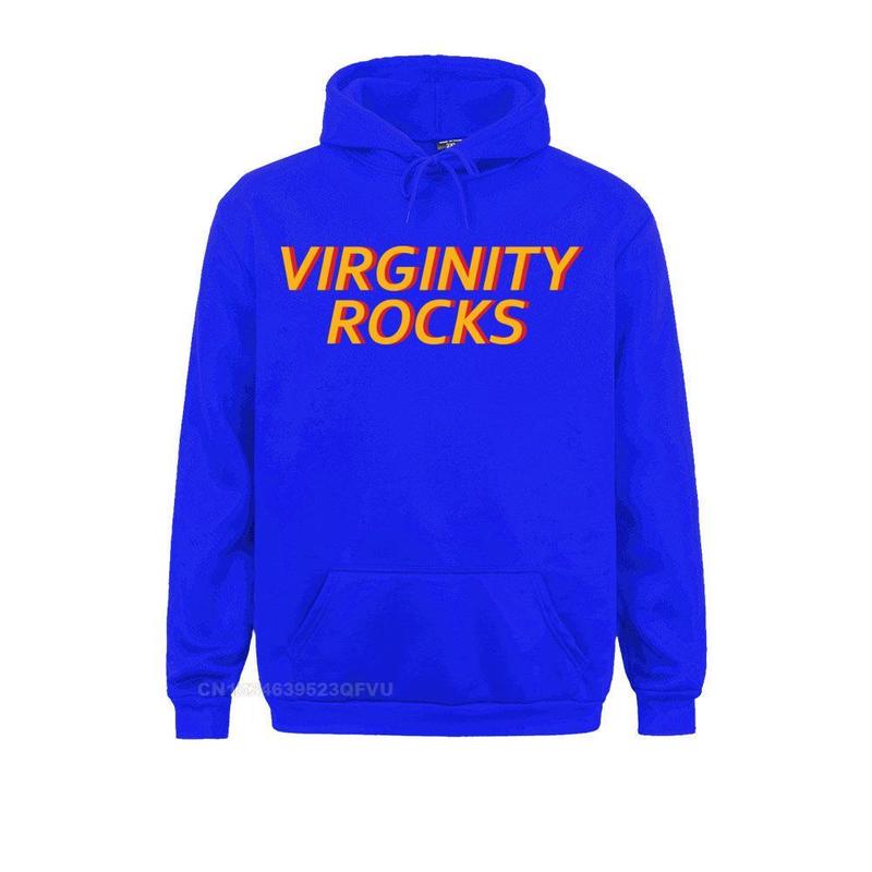 Mens Hoodies Sweatshirts Men Funny Top Women Fashion Hoodies Virginity Rocks Unisex Women Hoodie Cotton Hoodies Men Summer Fashion Hoodie UsEu Size 22