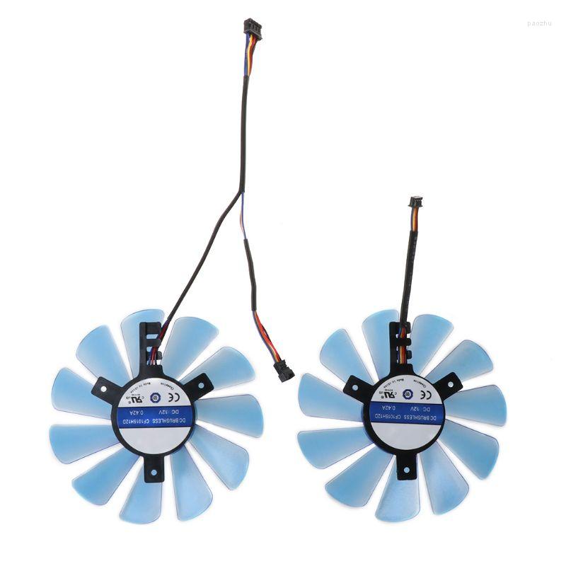 Computer Coolings 2Pcs/Set 85mm Replacement GPU VGA Alternative Cooler Cooling Fan For HIS RX480 RX570 RX470 Graphics Card Heatsin
Computer Coolings 2Pcs/Set 85mm Replacement GPU VGA Alternative Cooler Cooling Fan For HIS RX480 RX570 RX470 Graphics Card Heatsin