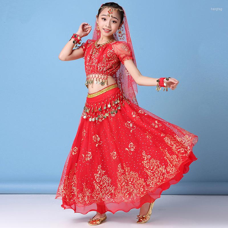 Stage Wear 4Pcs/Set Kids Belly Dance Costume Set Oriental Dancing Costumes Dress Clothes For Girls, Blue
Stage Wear 4Pcs/Set Kids Belly Dance Costume Set Oriental Dancing Costumes Dress Clothes For Girls, Blue