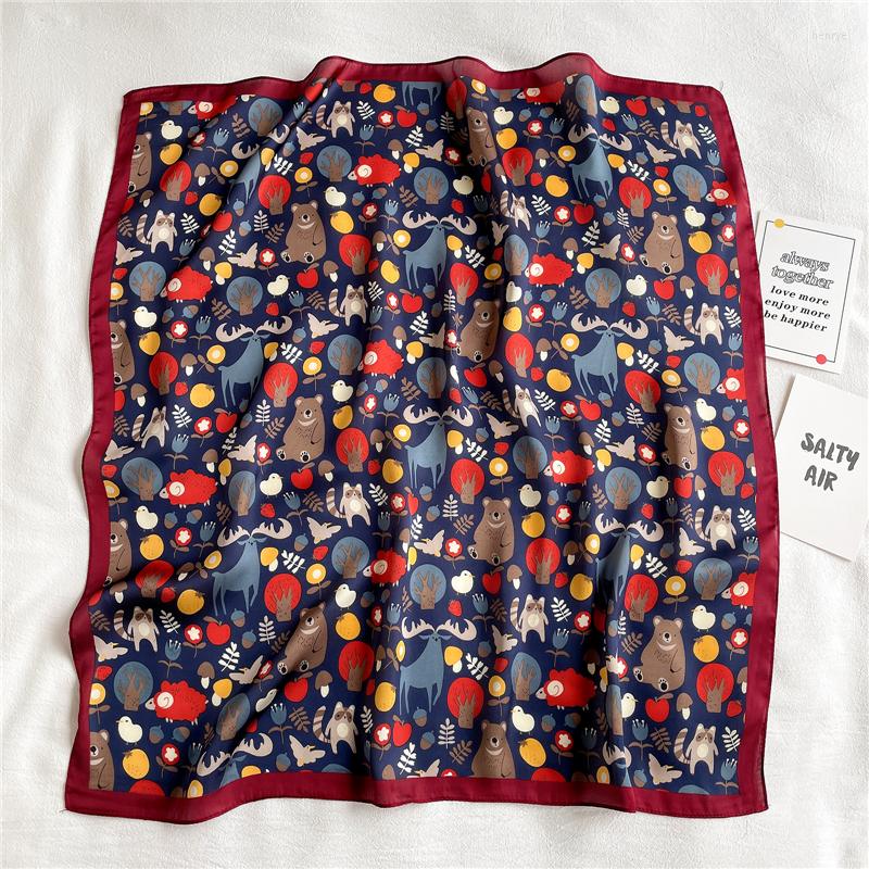 Scarves Women Silk Square Scarf Foulard Female Bandana Design Cartoon Printed For Office Lady Neckerchief Bufanda Shawl Wrap
Scarves Women Silk Square Scarf Foulard Female Bandana Design Cartoon Printed For Office Lady Neckerchief Bufanda Shawl Wrap