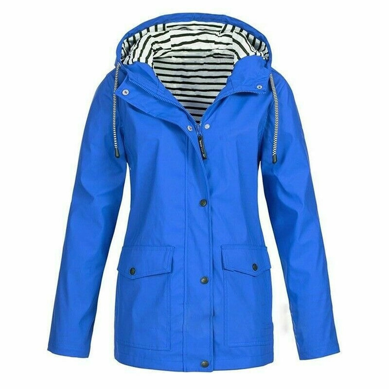 Women's Jackets Womens Waterproof Raincoat Ladies Outdoor Wind Rain Forest Jacket Coat Rainy 220902