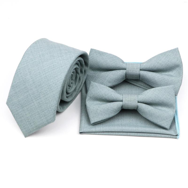 Bow Ties Men's Soft Tie Bowtie PocketSquare Set Solid Color Accessories Men Narrow Bamboo Fiber Necktie Butterfly Handkerchief 4 Pcs
Bow Ties Men's Soft Tie Bowtie PocketSquare Set Solid Color Accessories Men Narrow Bamboo Fiber Necktie Butterfly Handkerchief 4 Pcs