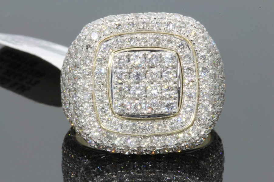 Classical Wedding Rings Luxury Jewelry 925 Sterling Silver Pave White Sapphire CZ Diamond Gemstones 18K Gold Fill Women Men Wedding Engagement Band Ri