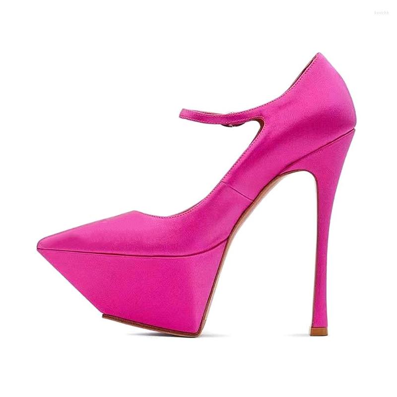 Dress Shoes 2022 Spring Summer Thick Sole Leather Pumps Women Super High Heel Sexy Pointed Toe Rome Fashion Bride Platform Party, Black satin
Dress Shoes 2022 Spring Summer Thick Sole Leather Pumps Women Super High Heel Sexy Pointed Toe Rome Fashion Bride Platform Party, Black satin