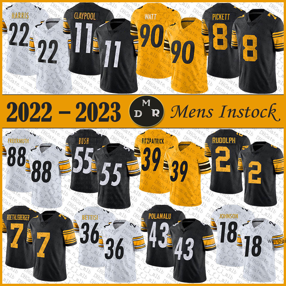 Jersey Pittsburgh''Steelers''22 Najee Harris 90 T.J. Watt Football Jersey 8 Kenny Pickett 11 Chase Claypool Pat Minkah Fitzpatri''nfl''jerseys, Shown
Jersey Pittsburgh''Steelers''22 Najee Harris 90 T.J. Watt Football Jersey 8 Kenny Pickett 11 Chase Claypool Pat Minkah Fitzpatri''nfl''jerseys, Shown