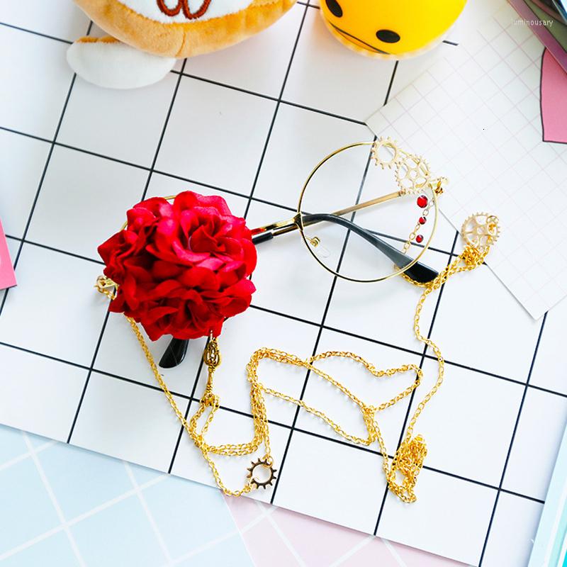 Sunglasses Frames Retro Baroque Round Women Rose Decoration Fashion Luxury Gothic Steampunk Glasses Frame Lolita Harajuku Style Ladies
Sunglasses Frames Retro Baroque Round Women Rose Decoration Fashion Luxury Gothic Steampunk Glasses Frame Lolita Harajuku Style Ladies