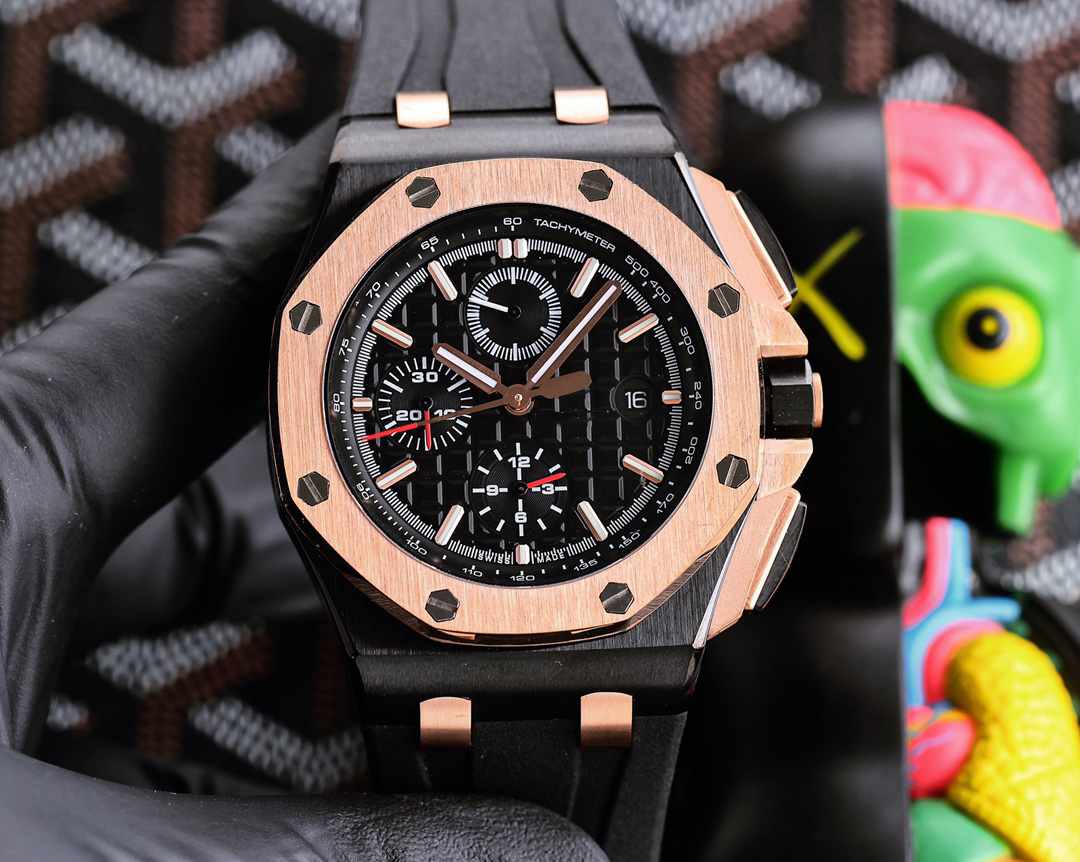 Designer Mens Watches Rubber Strap Mechanical Movement for Man 44mm Multi-function Chronograph Mechanical Watch
Designer Mens Watches Rubber Strap Mechanical Movement for Man 44mm Multi-function Chronograph Mechanical Watch