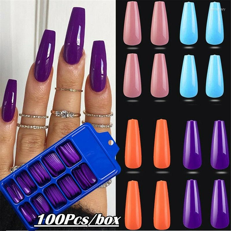 False Nails 100pcs Nail Tips Full Cover Long Coffin Shape Acrylic Press On Fake Art Set Extension 11Colors DIY Salon Tools, Beige
False Nails 100pcs Nail Tips Full Cover Long Coffin Shape Acrylic Press On Fake Art Set Extension 11Colors DIY Salon Tools, Beige