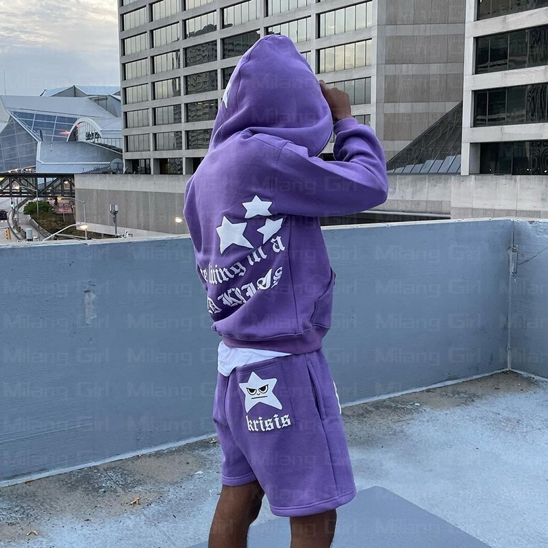 Mens Hoodies Sweatshirts Zip Hoodie Stars Print goth Punk Sweatshirt Mens hoodies Sport Coat Pullover Gothic Long Sleeve Oversized hoodie Y2k jacket e