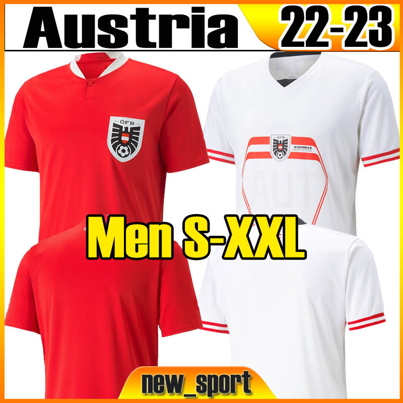 22 23 Austria soccer Jerseys national team ARNAUTOVIC ALABA SABITZER JUNUZOVIC camisetas 2022 2023 Red home White away short sleeve football shirts Men size S-XXL, Aodili 22 23 home
22 23 Austria soccer Jerseys national team ARNAUTOVIC ALABA SABITZER JUNUZOVIC camisetas 2022 2023 Red home White away short sleeve football shirts Men size S-XXL, Aodili 22 23 home