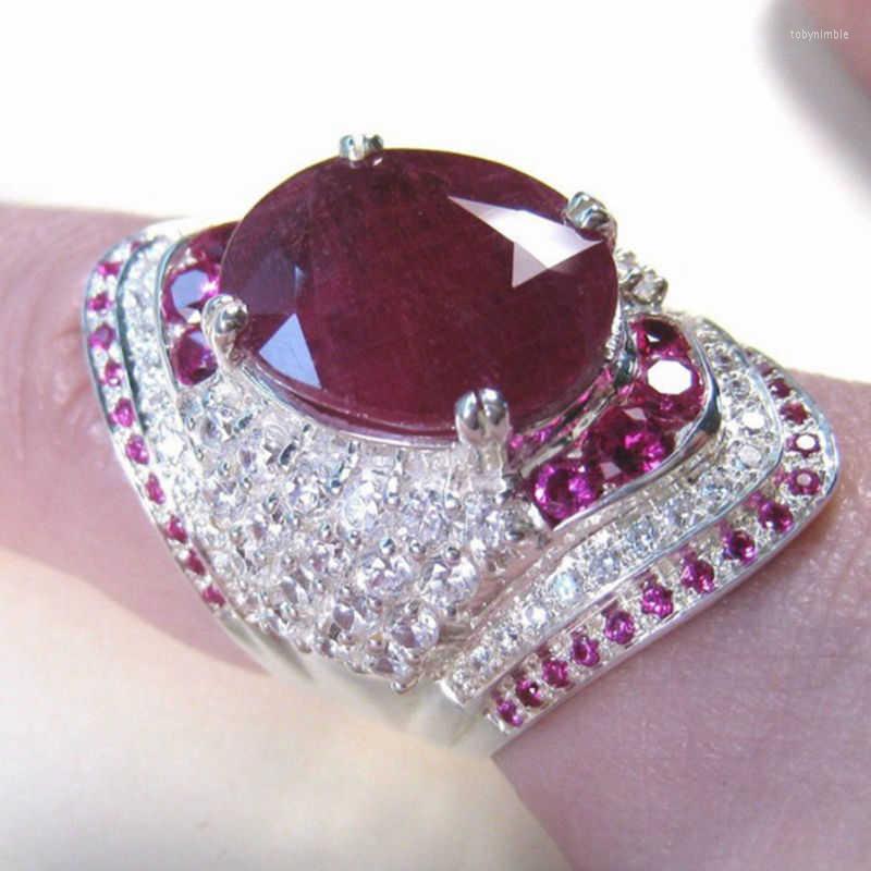 Wedding Rings Charm Oval Cut Exaggerated Female Big Red Ring CZ Stone Vintage For Women Engagement Party
Wedding Rings Charm Oval Cut Exaggerated Female Big Red Ring CZ Stone Vintage For Women Engagement Party