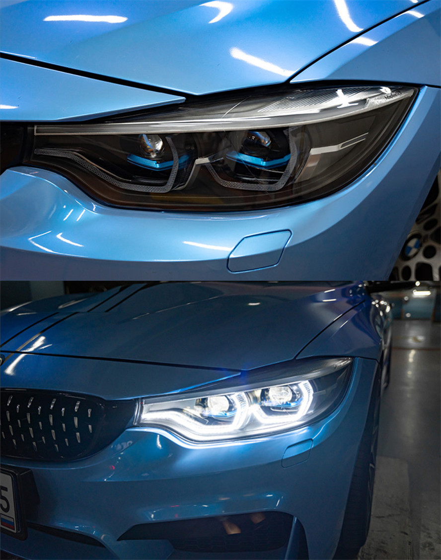 Headlight For BMW 4 Series F32 M3 2013-20 20 Head Lights Laser Style Replacement DRL Daytime Lights Full LED Lens Lighthouse