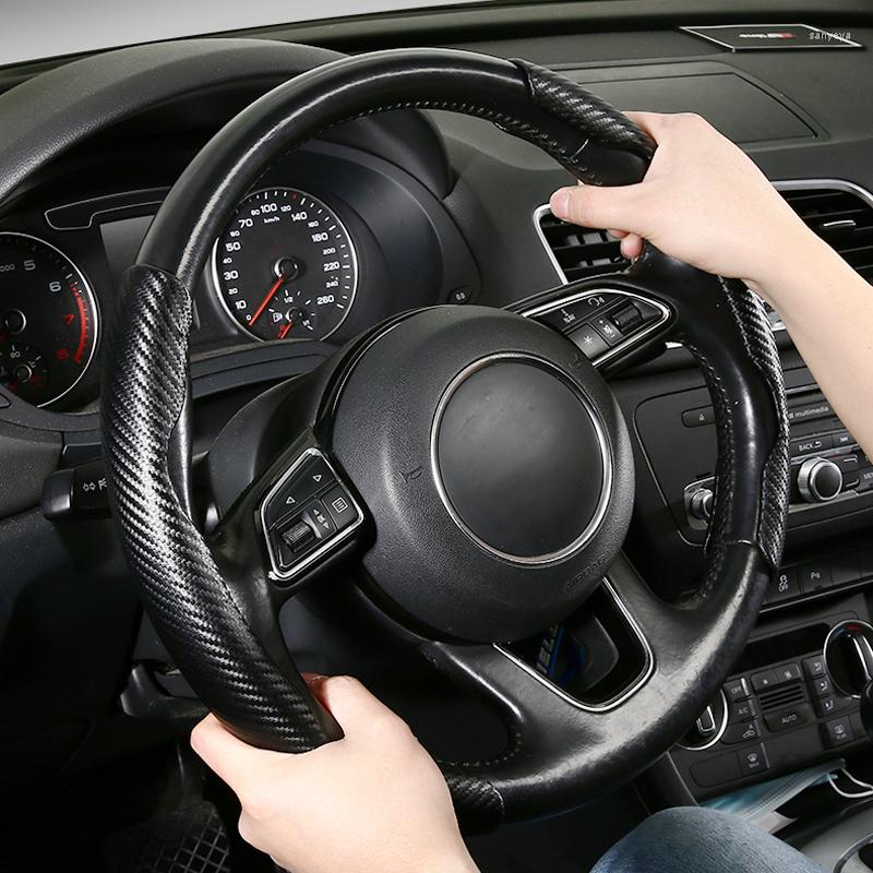 Steering Wheel Covers Carbon Fiber Texture Cover For 3008 4008 5008 Universal Four Seasons Car Anti-skid
Steering Wheel Covers Carbon Fiber Texture Cover For 3008 4008 5008 Universal Four Seasons Car Anti-skid
