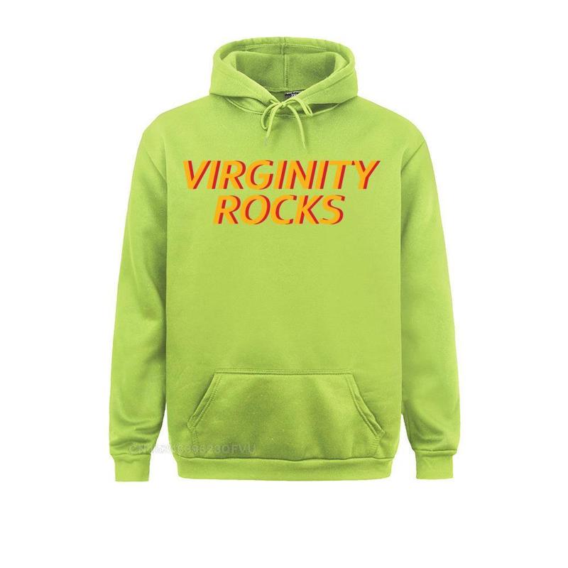 Mens Hoodies Sweatshirts Men Funny Top Women Fashion Hoodies Virginity Rocks Unisex Women Hoodie Cotton Hoodies Men Summer Fashion Hoodie UsEu Size 22