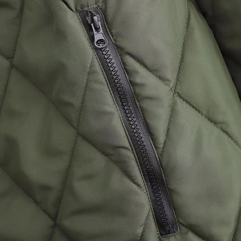 Womens Down Parkas Icclek Womens Winter Jacket Oversize Parkas Hoodies Jackets Vintage Coats Plaid Overcoat Female Solid Pockets Long Sleeves Coat 220