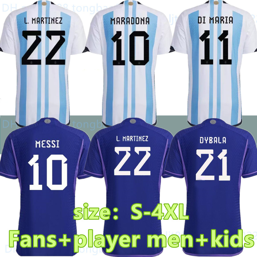 size S-4XL Player Fans Argentina Soccer Jersey Finalissima Special 22 23 DI MARIA Football Shirts 2022 2023 DYBALA LO CELSO MARADONA Men and Kids kit uniforms, 2022 home
size S-4XL Player Fans Argentina Soccer Jersey Finalissima Special 22 23 DI MARIA Football Shirts 2022 2023 DYBALA LO CELSO MARADONA Men and Kids kit uniforms, 2022 home
