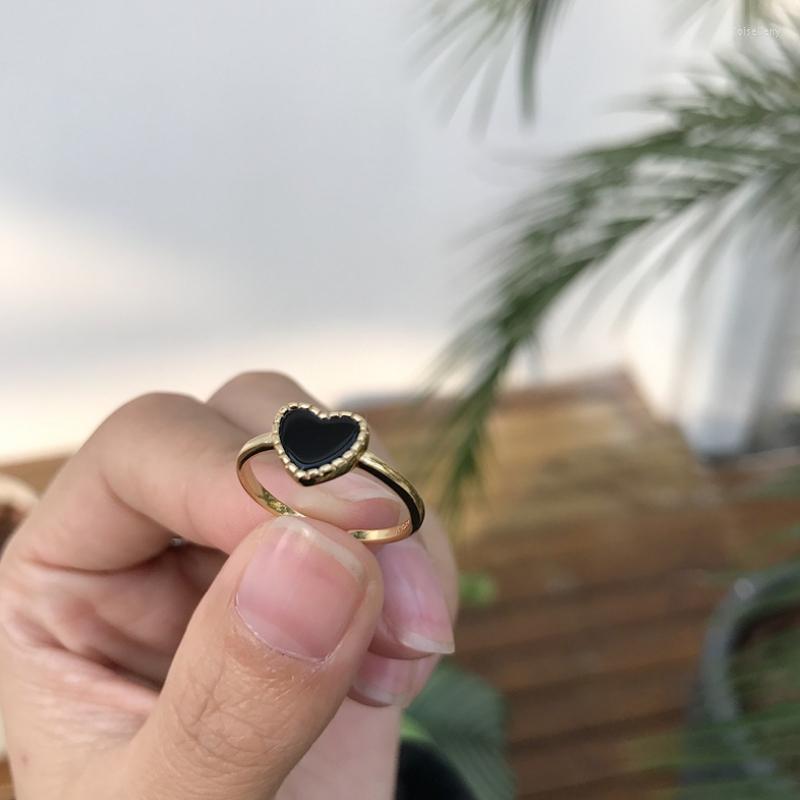 Wedding Rings 18K Gold Plated Black Agate Finger Silver For Women Girls Sterling 925 Ring Fine Jewelry Gifts Friends
Wedding Rings 18K Gold Plated Black Agate Finger Silver For Women Girls Sterling 925 Ring Fine Jewelry Gifts Friends