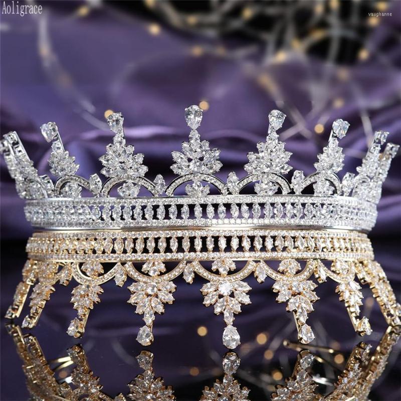 Hair Clips Gold Queen CZ Zircon 5A Level Full Cubic Zirconia Wedding Bridal Tiaras And Crowns Pageant Birthday Prom Women Accessories
Hair Clips Gold Queen CZ Zircon 5A Level Full Cubic Zirconia Wedding Bridal Tiaras And Crowns Pageant Birthday Prom Women Accessories