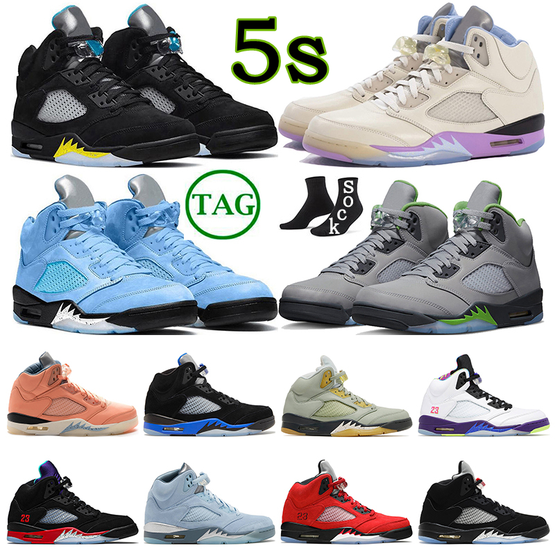 Men 5 Basketball Shoes 5s Aqua Green Bean Sail Racer Blue Raging Bull Metallic White Cement UNC sneakers trainers sports outdoor shoe, Red suede
Men 5 Basketball Shoes 5s Aqua Green Bean Sail Racer Blue Raging Bull Metallic White Cement UNC sneakers trainers sports outdoor shoe, Red suede