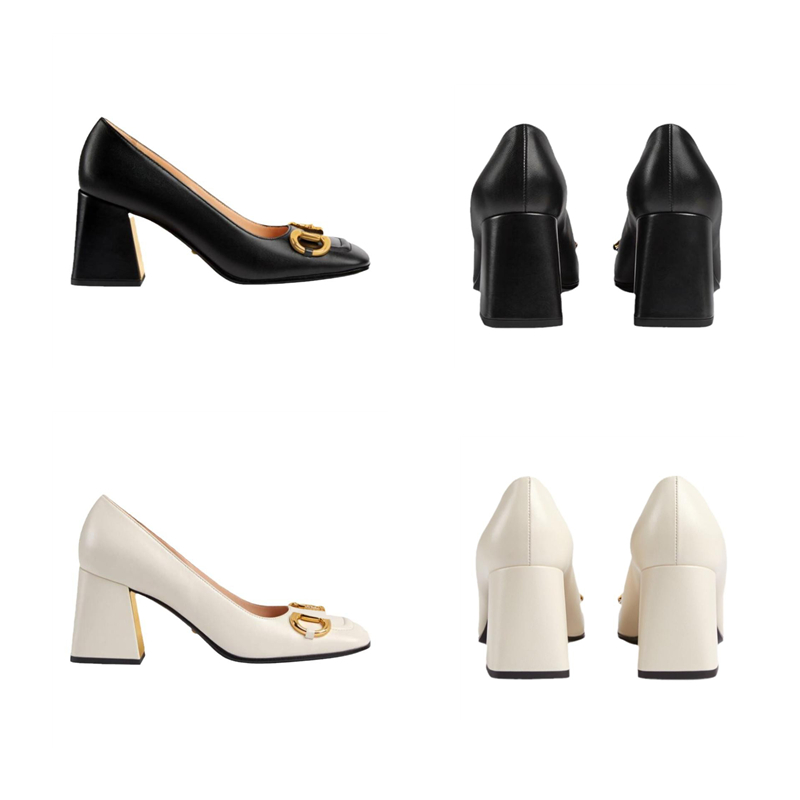 Classic Ladies High Heels Dress Shoes Designer Spring and Autumn Leather Workplace Fashion Thick Heel Time Wear Shoes 34-42 With Box Heel Height 3cm 5cm 7.5cm, Shoe box
Classic Ladies High Heels Dress Shoes Designer Spring and Autumn Leather Workplace Fashion Thick Heel Time Wear Shoes 34-42 With Box Heel Height 3cm 5cm 7.5cm, Shoe box