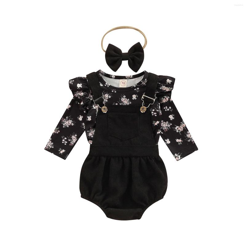 Clothing Sets 2022 0-18M Cute Infant Girl Fall Floral Print Ruffle Round Neck Long Sleeve Top Solid Suspender Shorts Overalls 3pcs, Picture shown
Clothing Sets 2022 0-18M Cute Infant Girl Fall Floral Print Ruffle Round Neck Long Sleeve Top Solid Suspender Shorts Overalls 3pcs, Picture shown